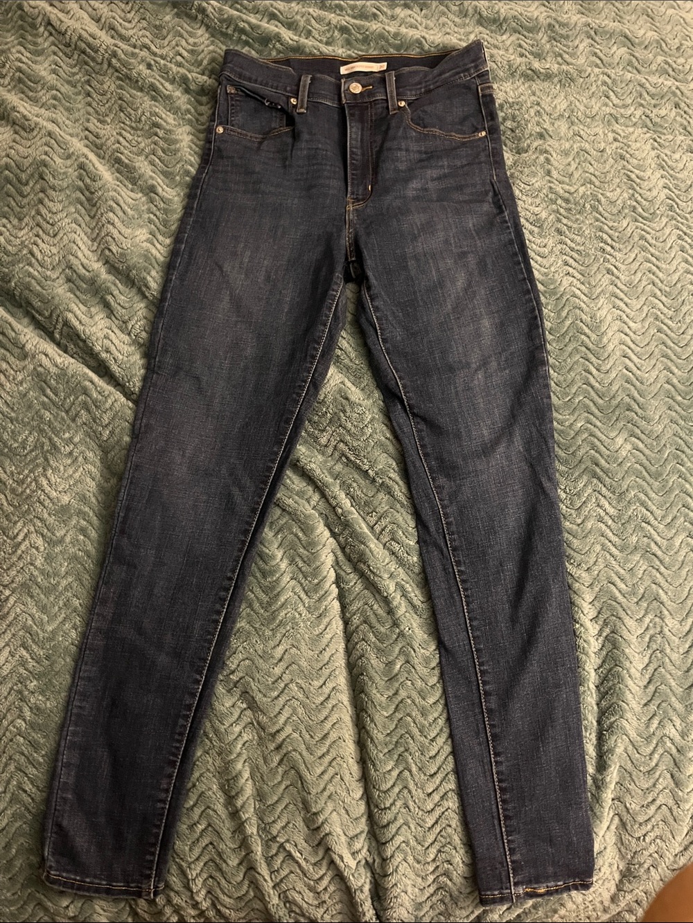 Levi's Dark Blue Jeans - Mile High Super Skinny